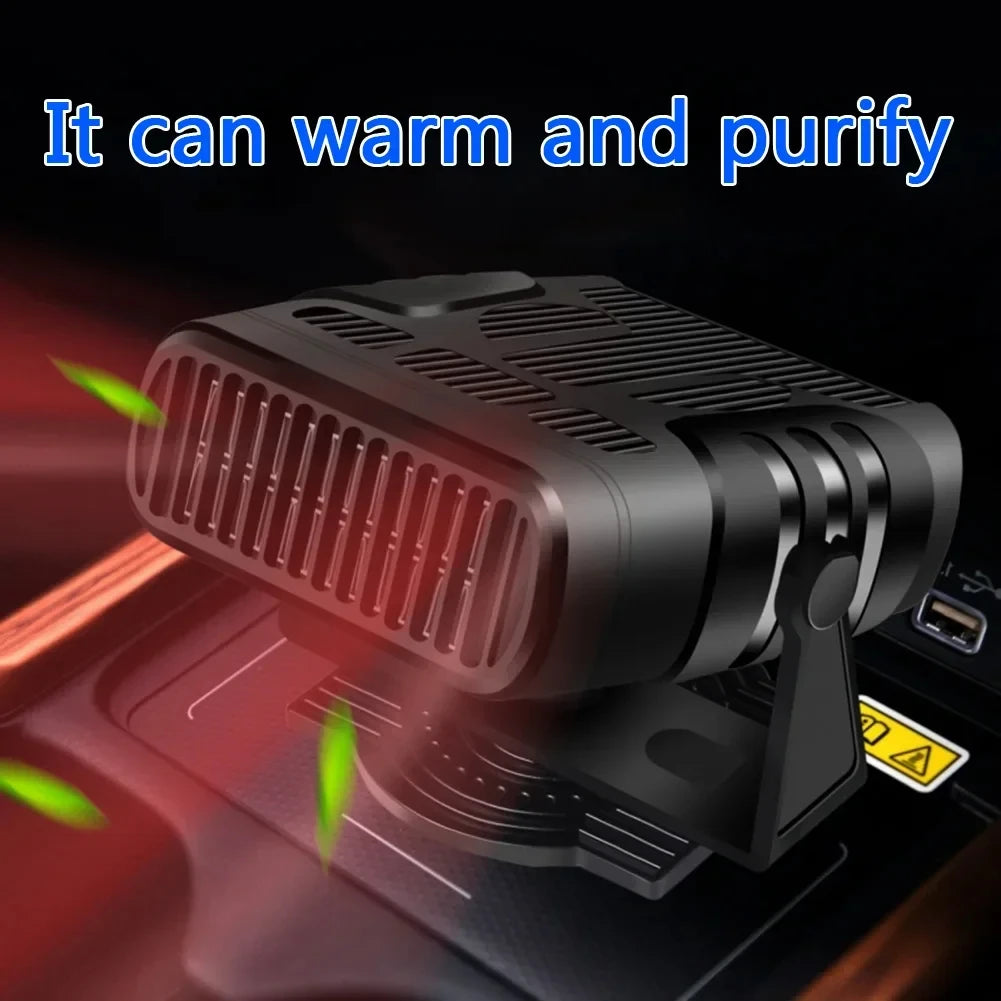 Xiaomi Car Heater Air Cooler Fan 12V/24V Portable Defogger Defroster Heating Fan 120W Dryer Windshield Defogging Accessories