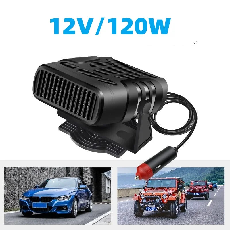 Xiaomi Car Heater Air Cooler Fan 12V/24V Portable Defogger Defroster Heating Fan 120W Dryer Windshield Defogging Accessories